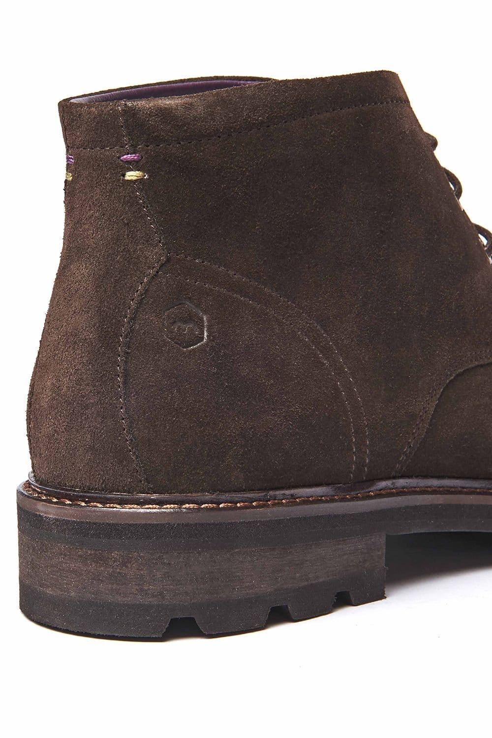 Moshulu Moshulu Men's 'Bantock' Suede Desert-style Laced Boots in Brown - 4