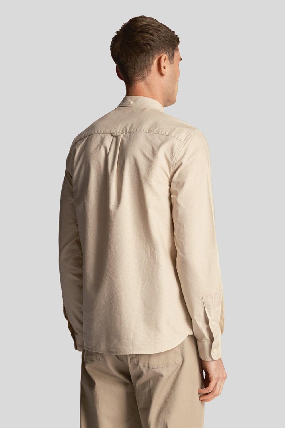 Lyle & Scott Lyle & Scott Men's Oxford Long Sleeve Shirt Ecru - 3