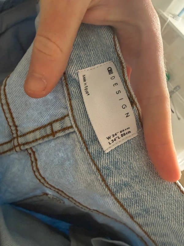 ASOS Design ASOS design regular fit light wash jeans