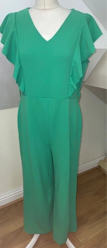 DUSK dusk green jumpsuit RRP £69.99 size 12