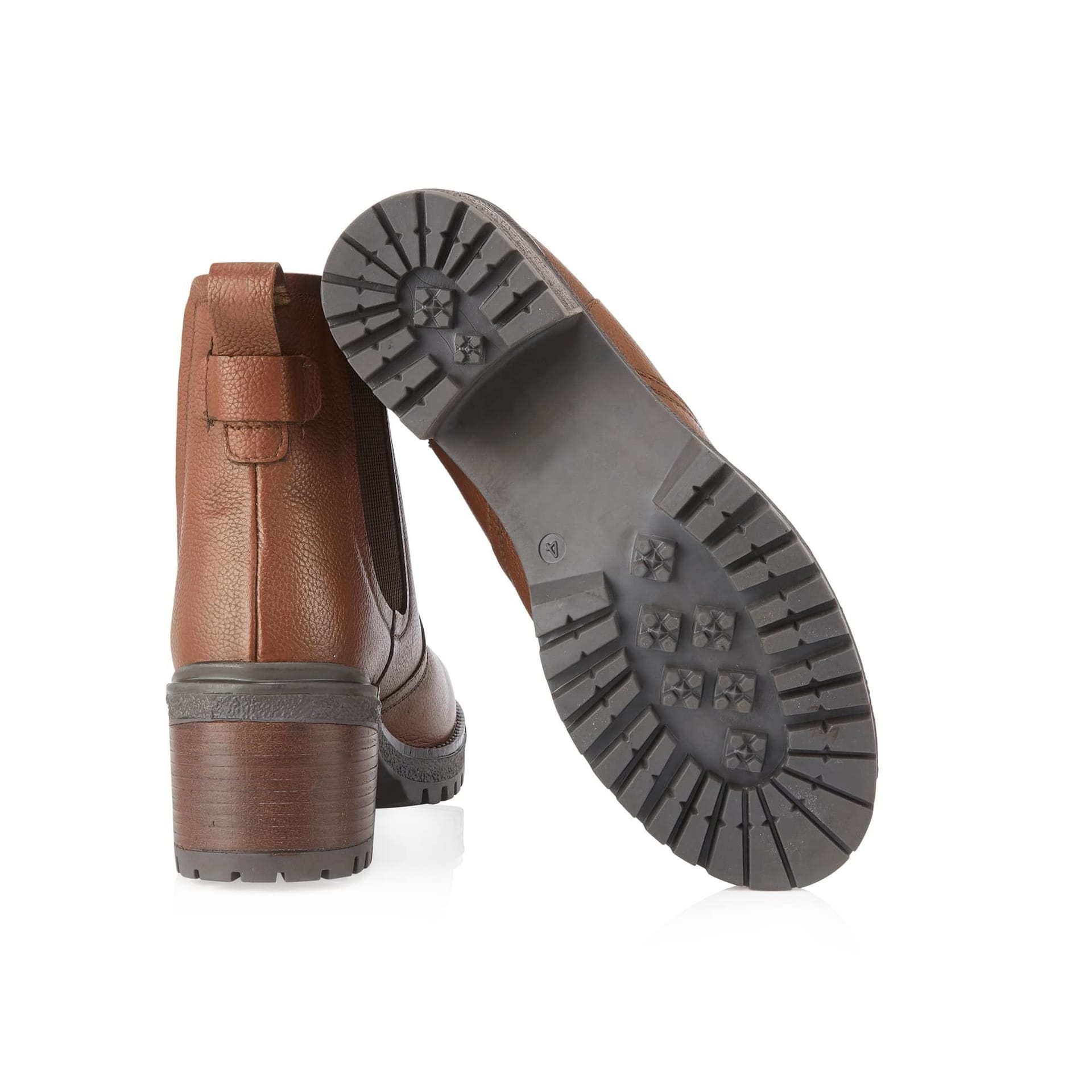 Amen Shoes Amen Shoes Women's Roisin Leather Platform Chelsea Boots in Tan - 4