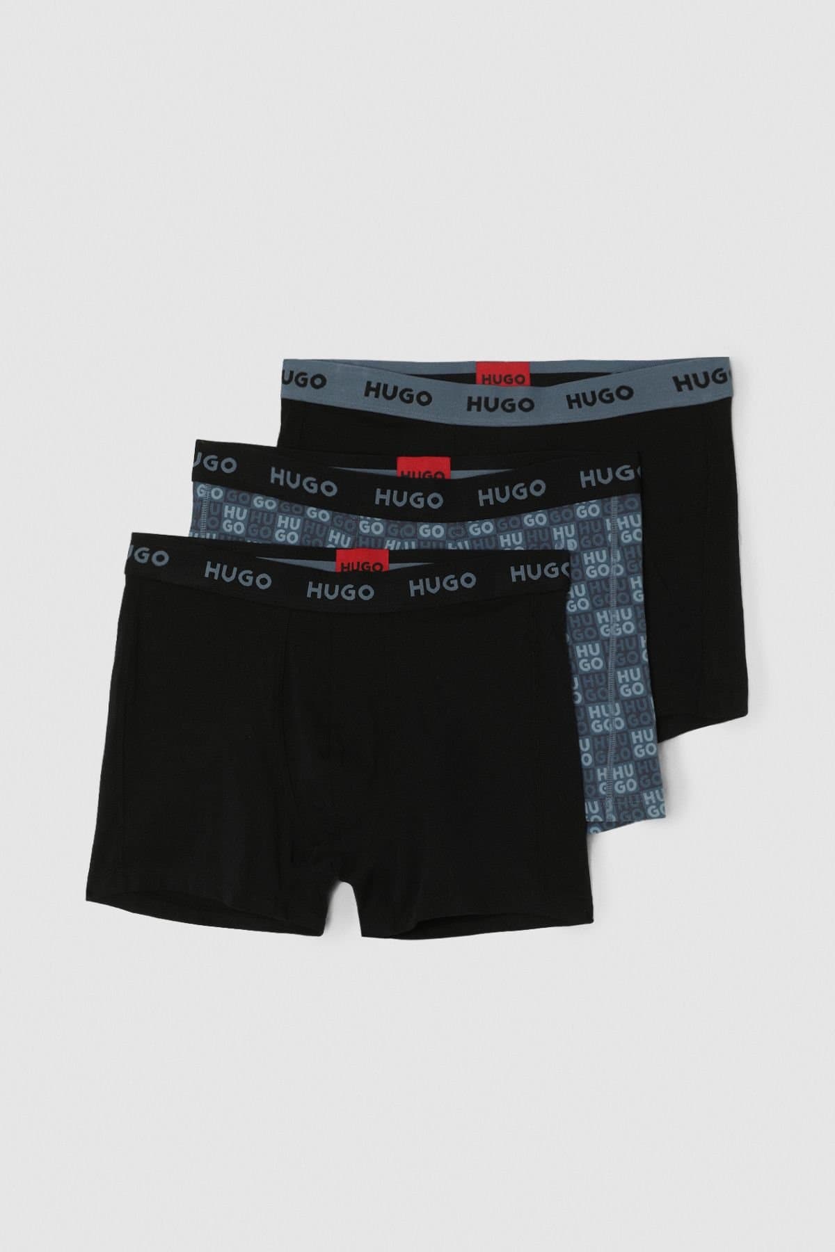 HUGO Hugo Men's Boxers 3 Pack Blue Navy