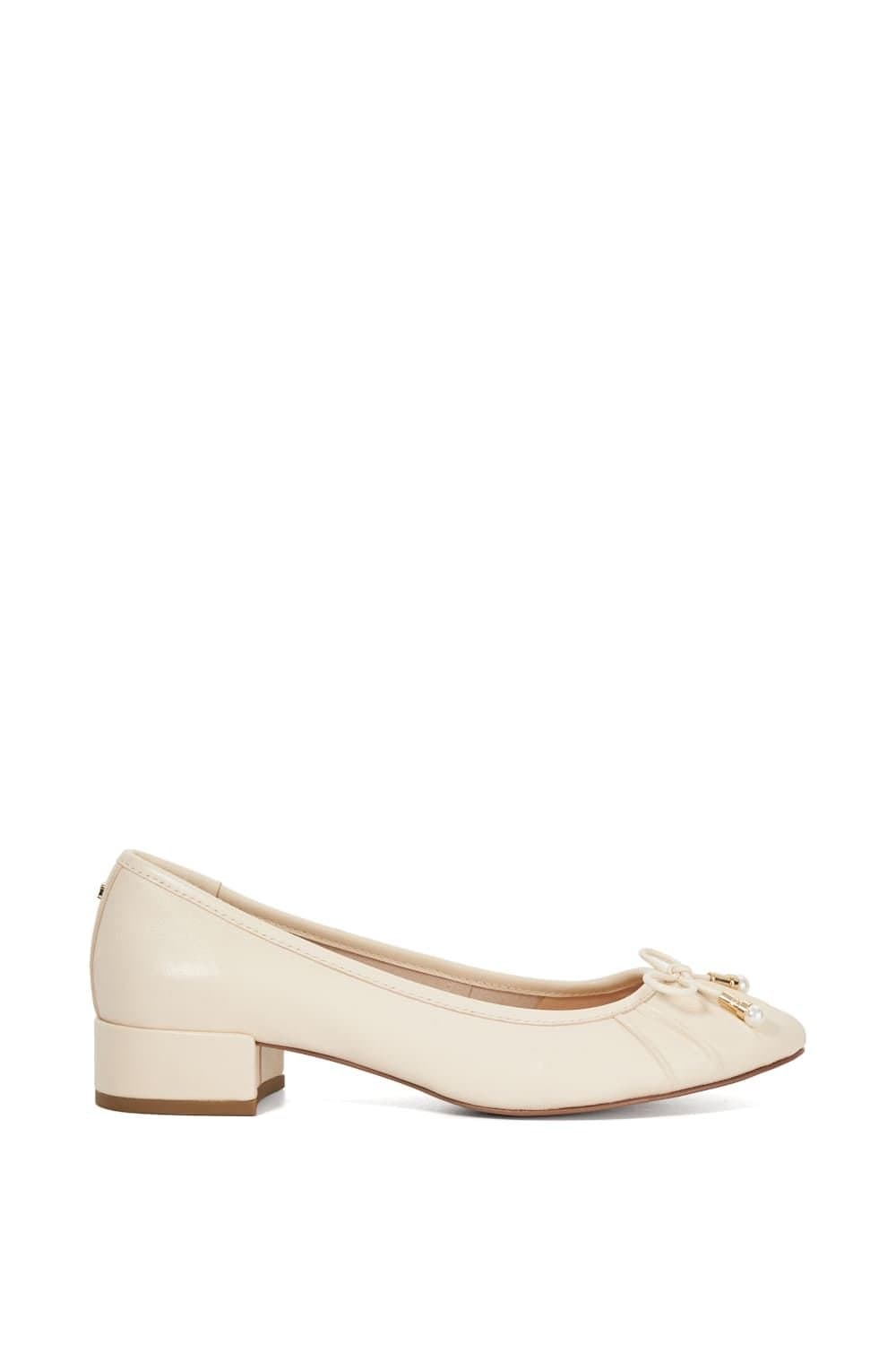 Dune London Dune London Natural Leather Ballet Pumps