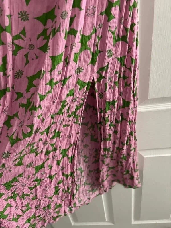 Stradivarius Stradavaroua floral midi dress size L