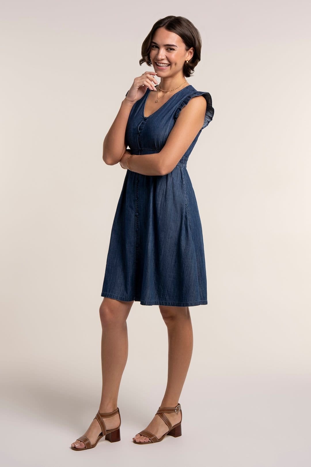 Brakeburn Brakeburn Women's ELOWEN DRESS in Navy - 4