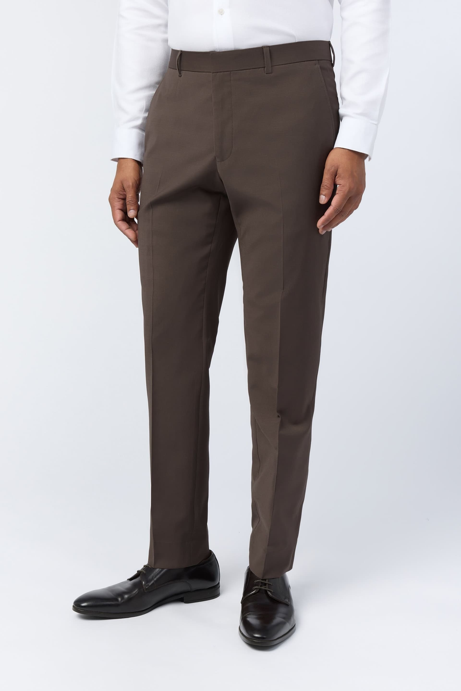 Ted Baker Ted Baker Men's Tonic Slim Fit Trouser in Beige