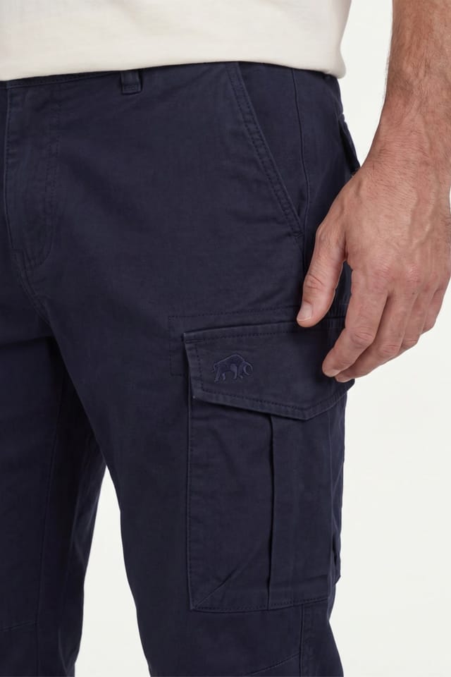raging bull Raging Bull Men's Cargo Trouser in Navy - 3