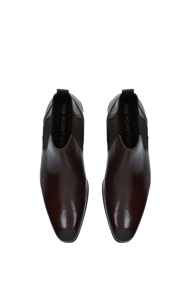 KG Kurt Geiger KG Kurt Geiger Men's 'Pax' Leather Boots in Brown - 2
