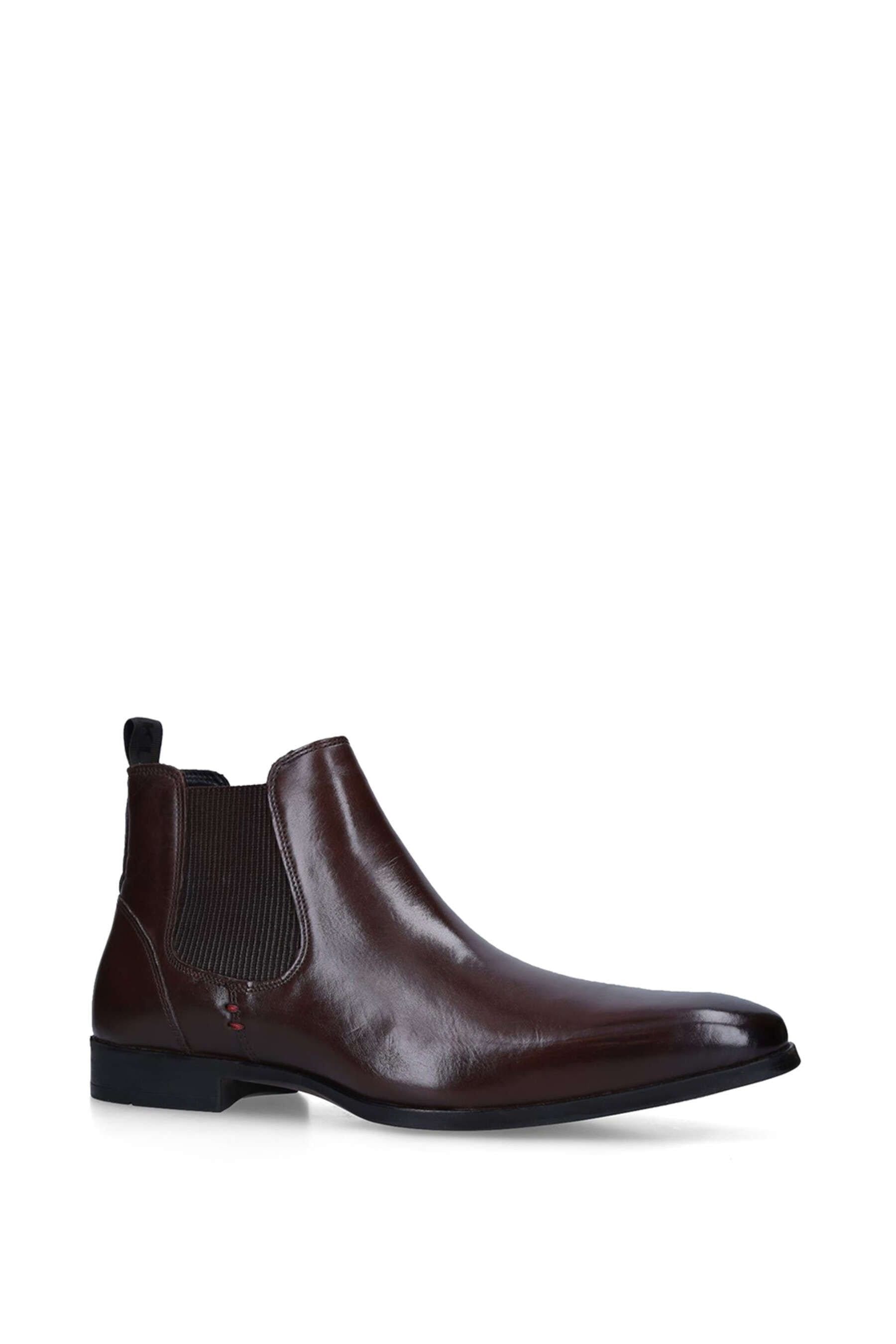 KG Kurt Geiger KG Kurt Geiger Men's 'Pax' Leather Boots in Brown - 4