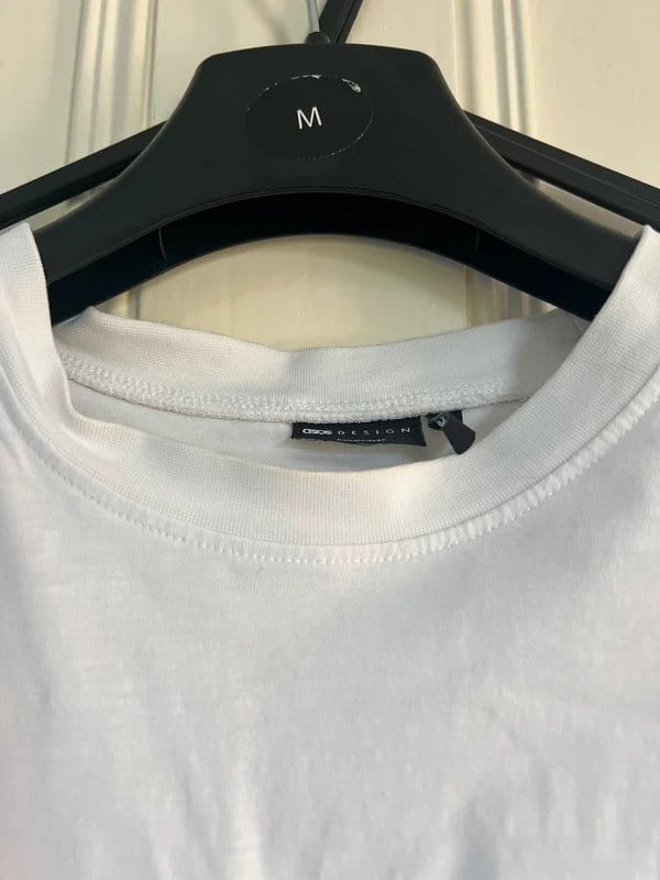ASOS White Ruched Batwing T-Shirt