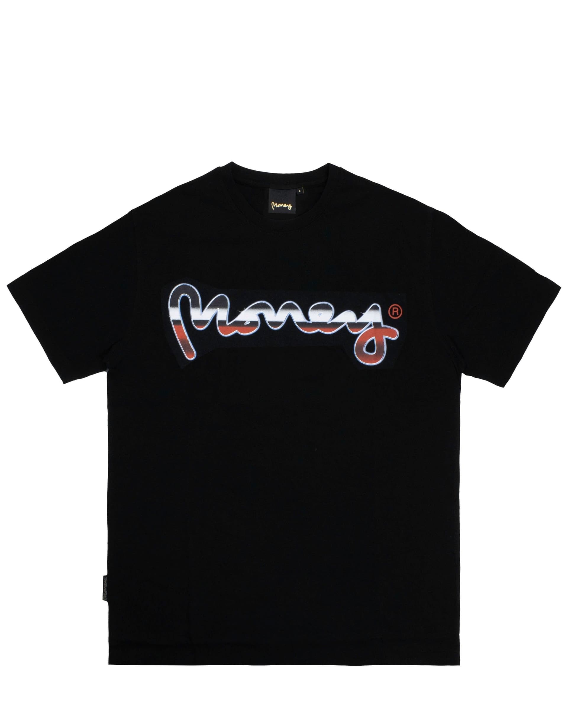 Money Money Men's Sig Ape Chrome Tee in Black