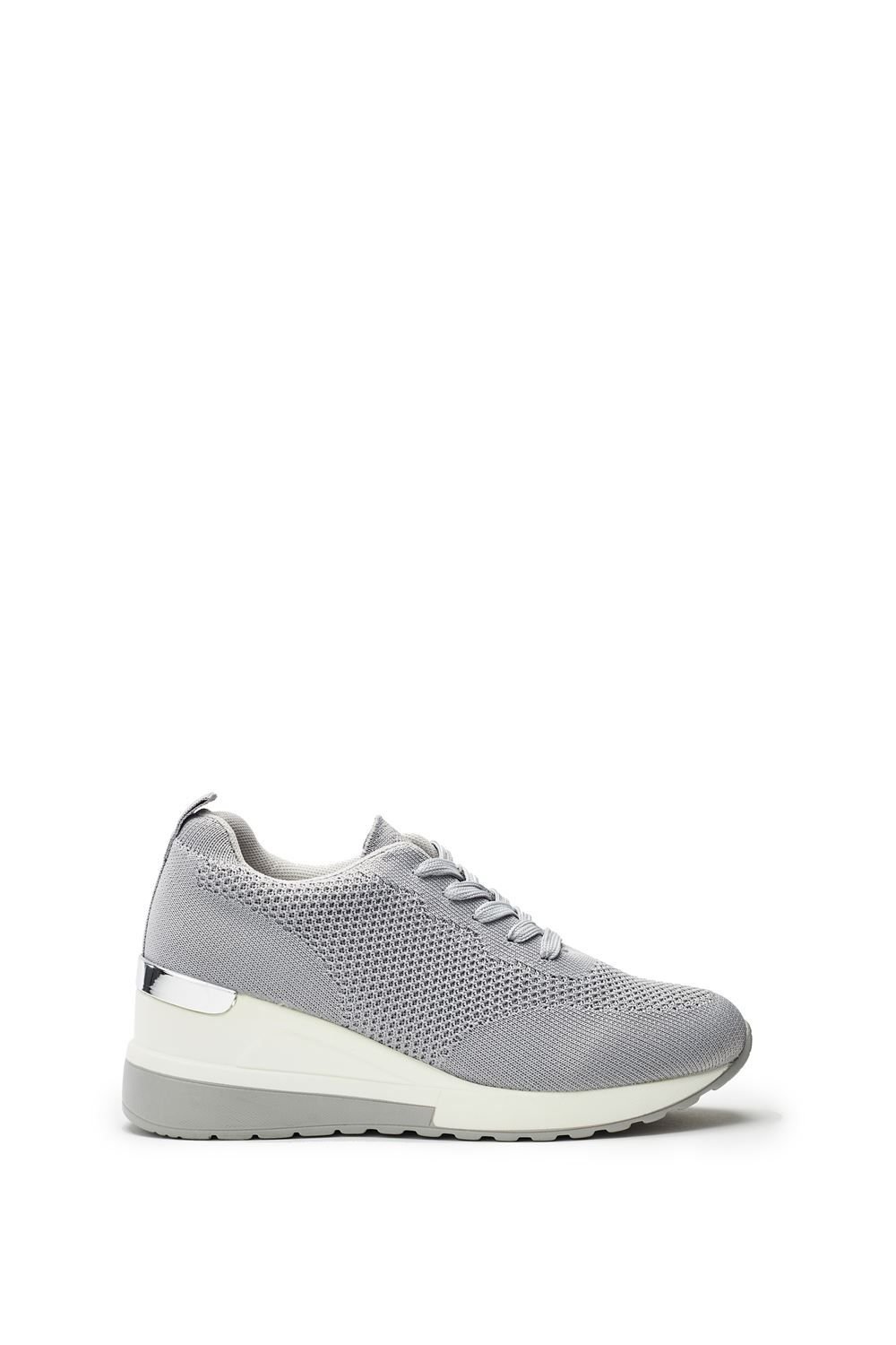 b.soleful b.soleful Women's 'Sorelia' Porvair Trainers in Grey - 1