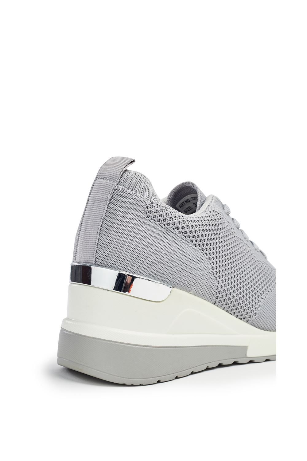 b.soleful b.soleful Women's 'Sorelia' Porvair Trainers in Grey - 3