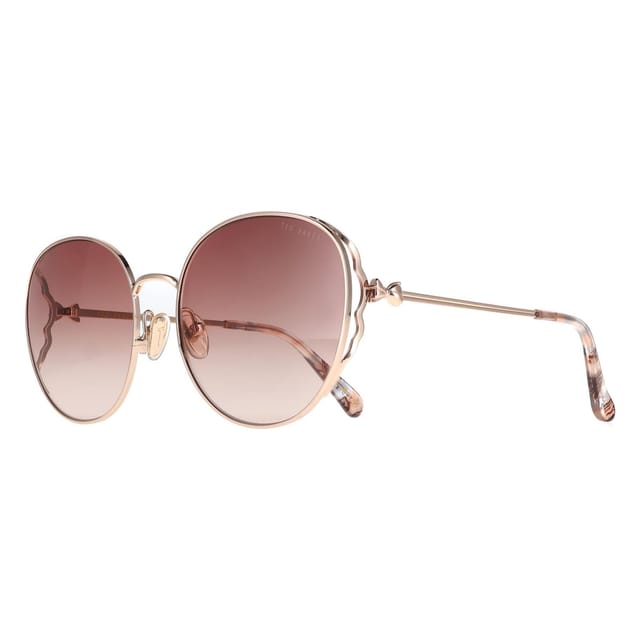 Ted Baker Ted Baker Women's Round Gloss Light Rose Brown Gradient TB1775 Lake in Pink - 2