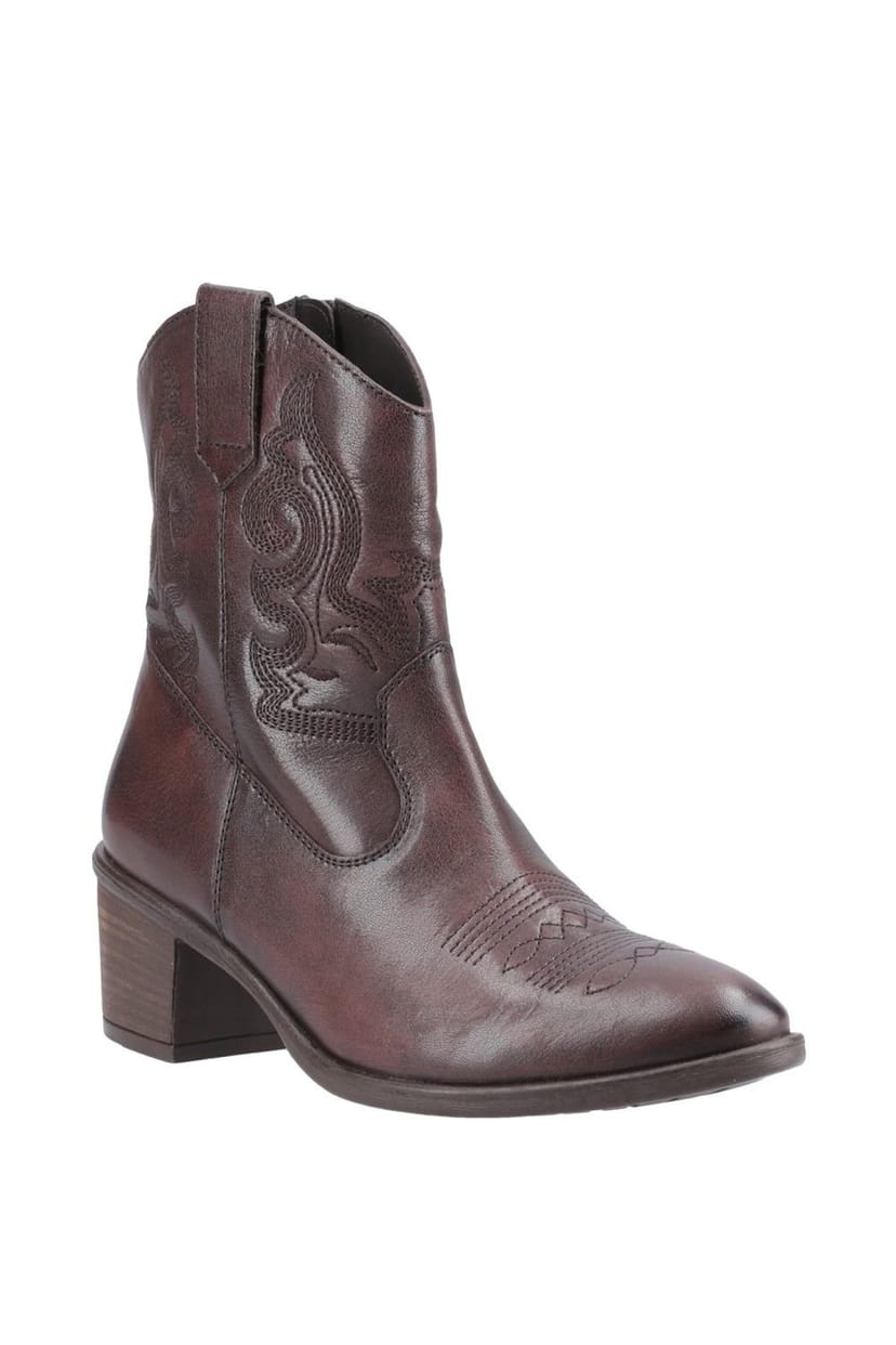 Hush Puppies Hush Puppies Women's Wynn Stitch Boot in Chocolate - 1
