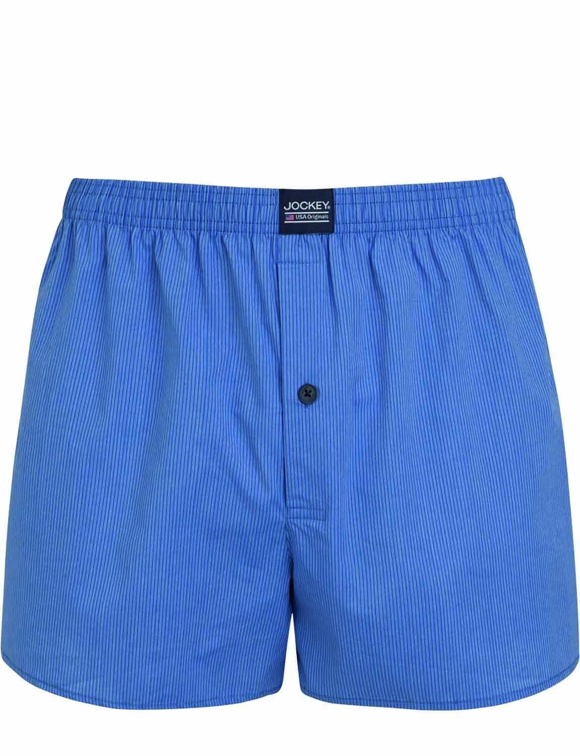 Jockey Jockey Men's 2 Pack Woven Boxers in Blue - 3