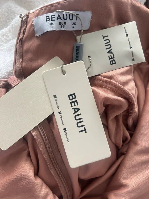 Beauut Stunning blush pink sequin maxi dress from Beauut. Size 8