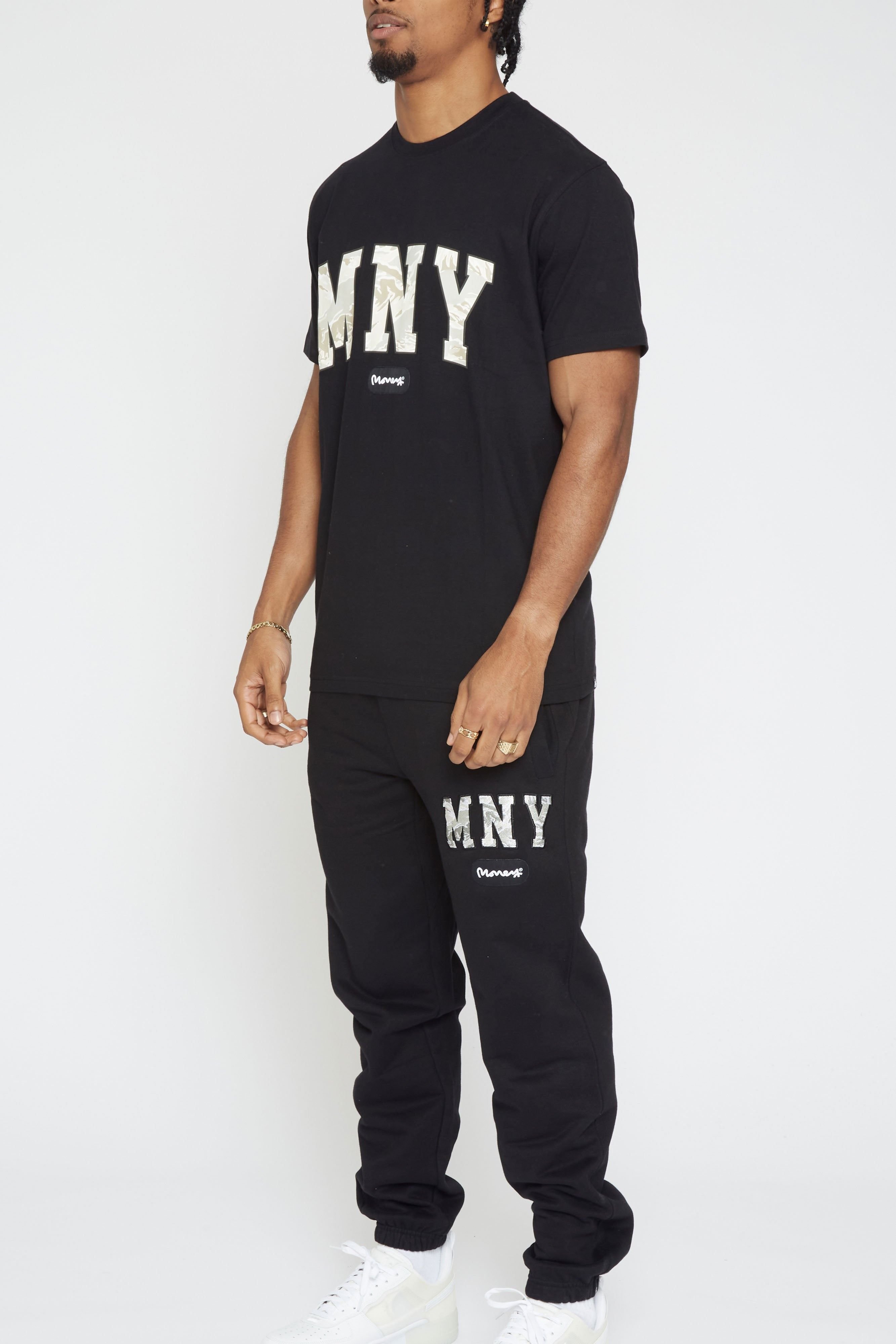 Money Money Men's Camo Fill Tee in White - 3