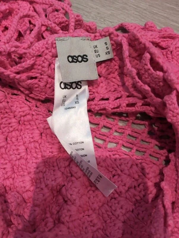 ASOS Crochet bralette size 6-8