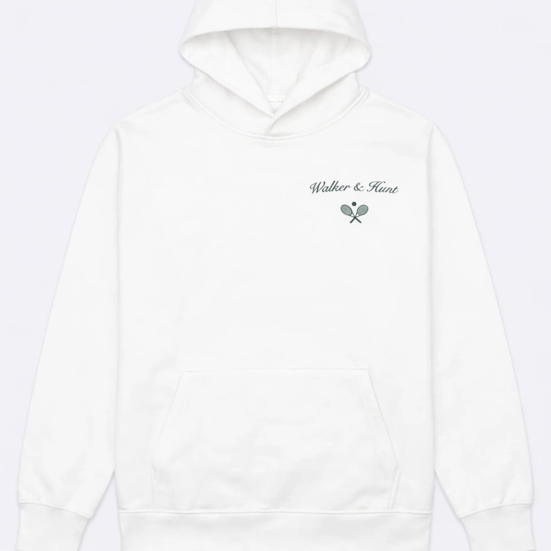 Walker & Hunt Walker & Hunt Men's St Tropez Tennis Club Hoodie in Off-White