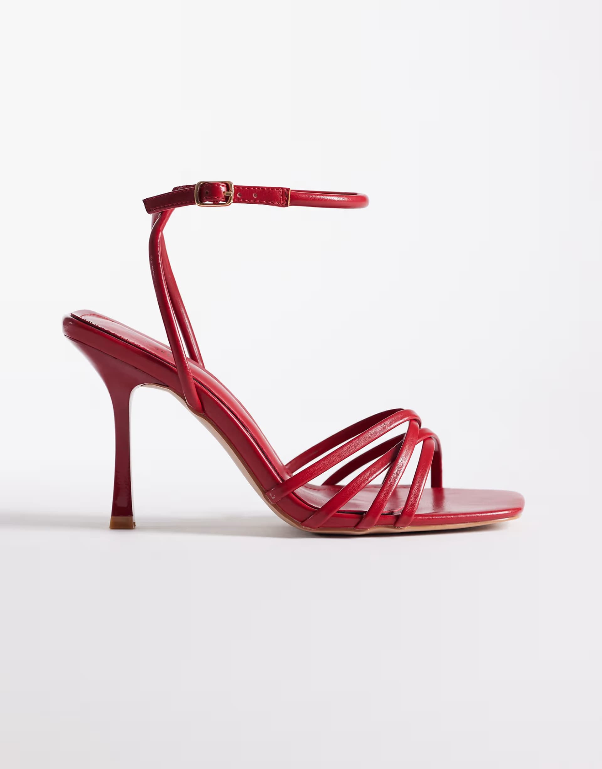 ASOS ASOS Simmi London Red PU Strappy Heels
