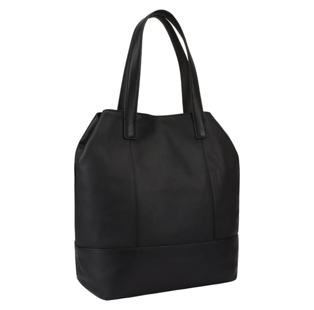 Paul Costelloe Paul Costelloe Women's Namib Leather Shoulder Bag in Black - 2