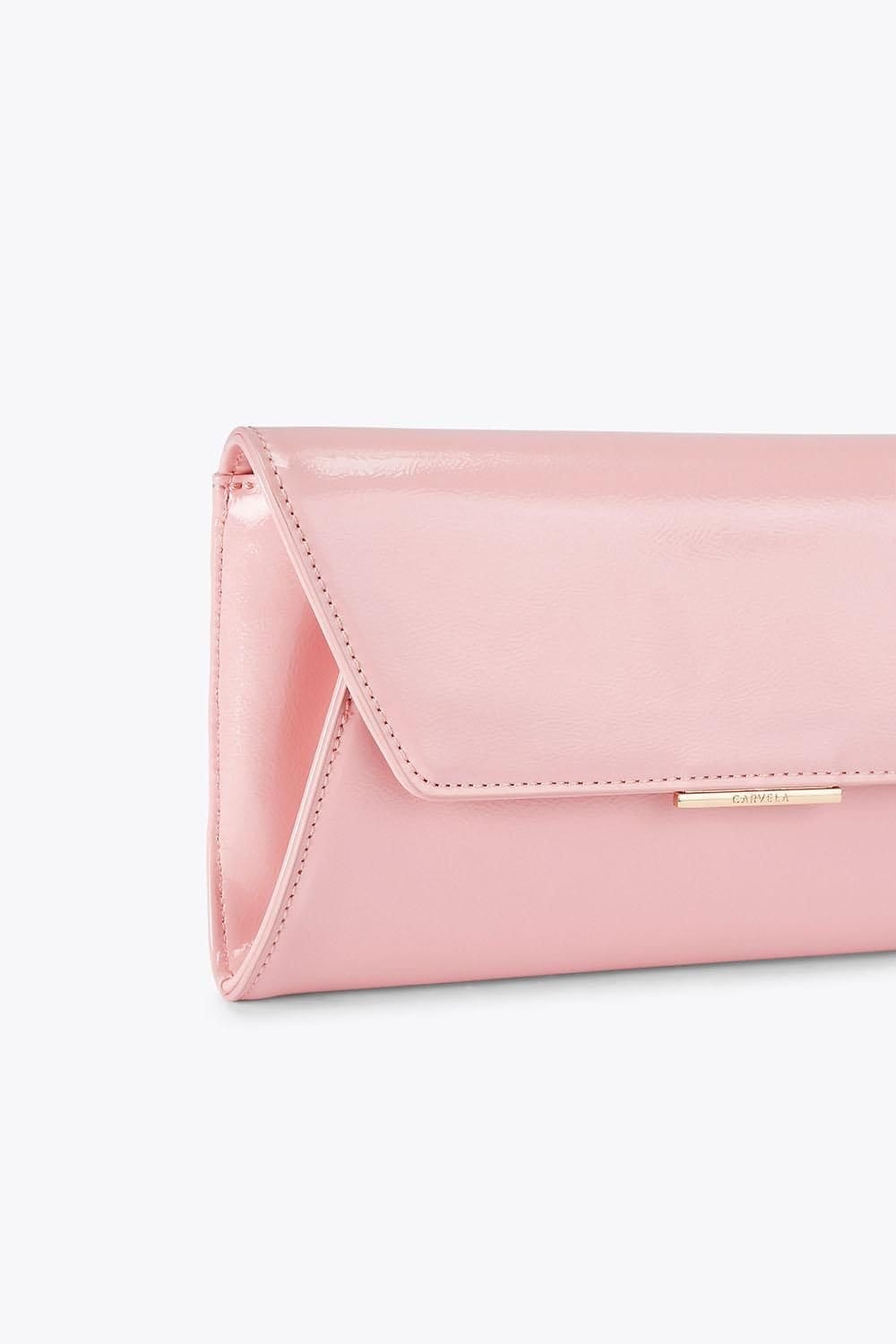 Carvela Carvela Women's 'Spirit Clutch' Patent Bag in Pink - 4