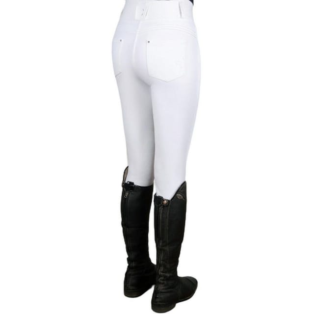 Coldstream Coldstream Women's Ledmore Diamante Breeches in White - 2