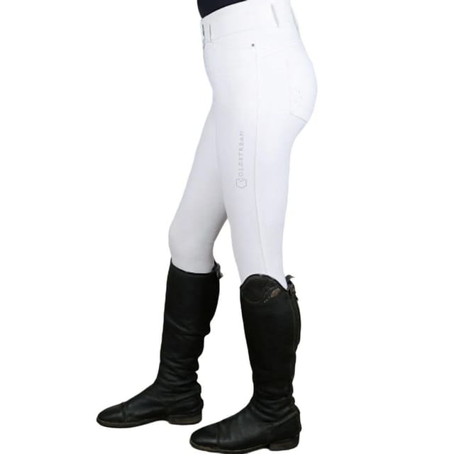 Coldstream Coldstream Women's Ledmore Diamante Breeches in White - 3