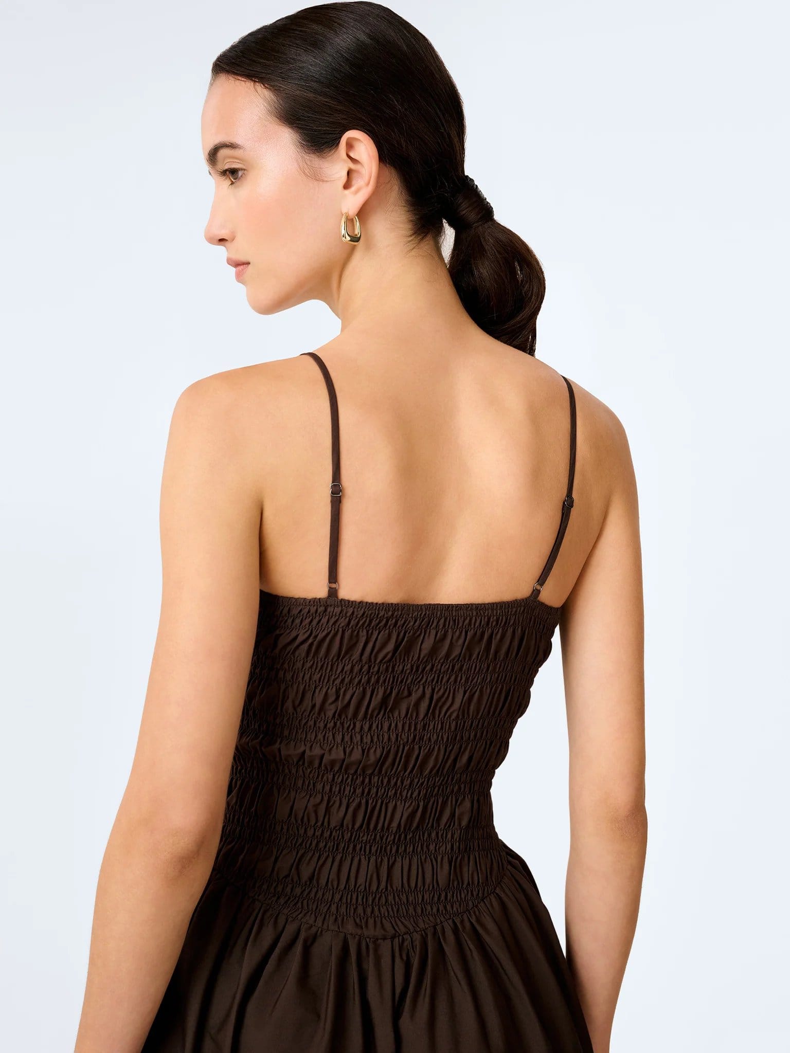 OMNES Paulina Dress in Chocolate - 4