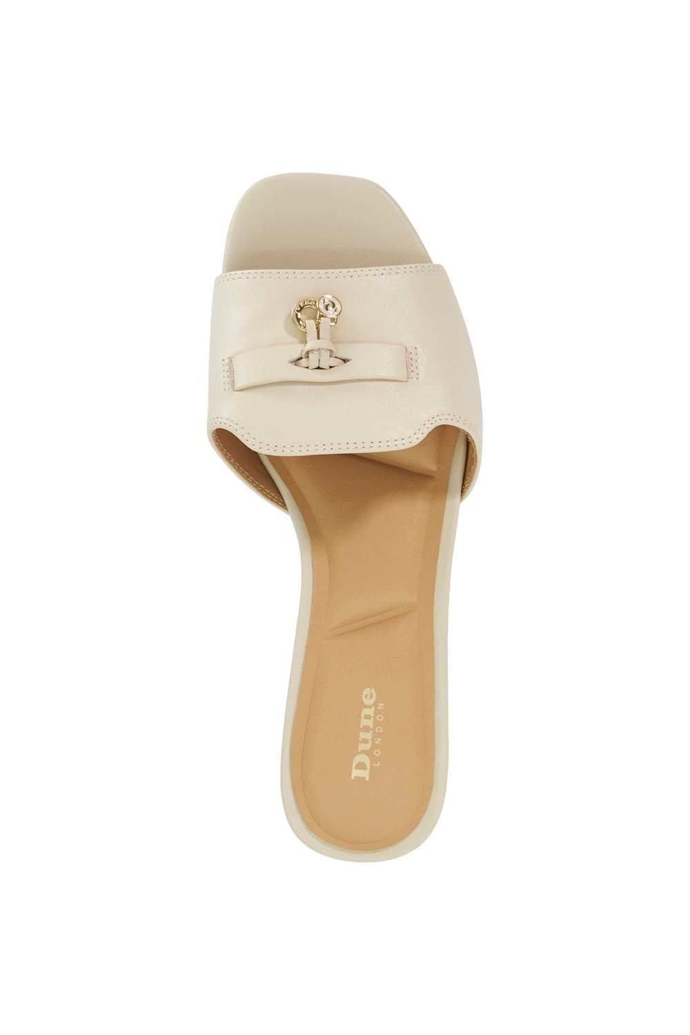 Dune London Dune London Women's 'Lindo' Leather Sandals in White - 4