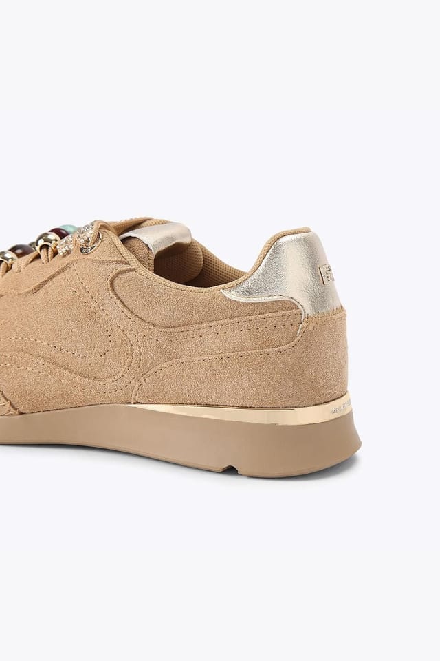 KG Kurt Geiger KG Kurt Geiger Women's 'Lira' Suede Trainers in Camel - 3