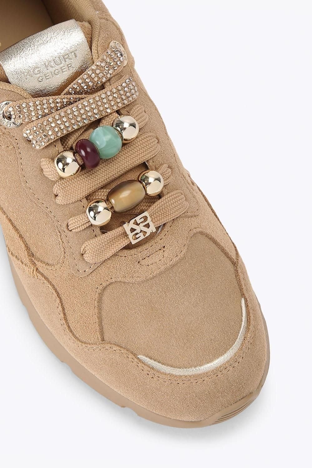 KG Kurt Geiger KG Kurt Geiger Women's 'Lira' Suede Trainers in Camel - 4