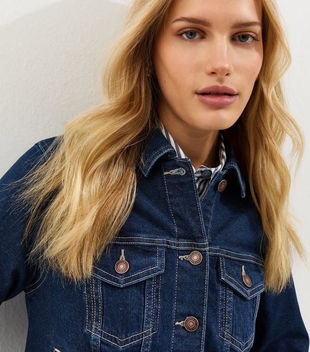 New Look Women's Indigo Wash Denim Jacket New Look - 2