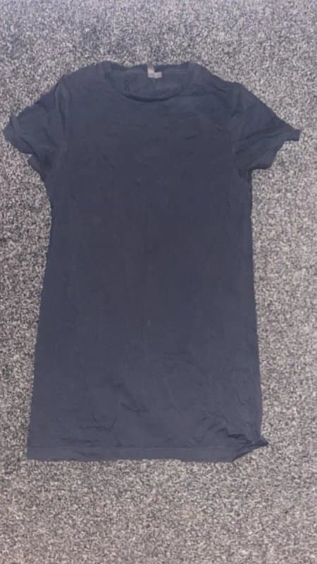 ASOS ASOS longline t shirt in navy