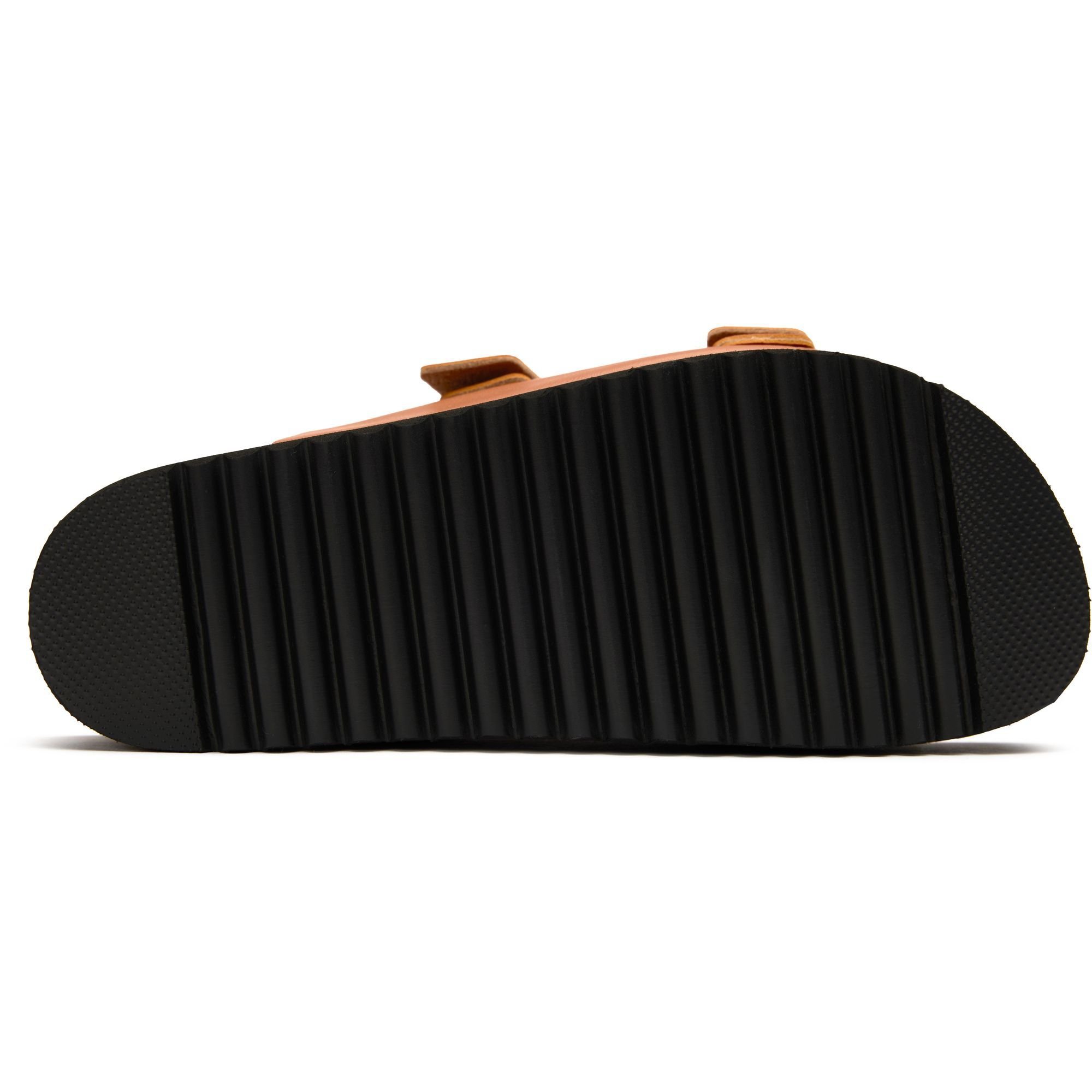 V.GAN V.GAN Women's Vegan Plum Footbed Tortoiseshell Sandals in Tan - 3