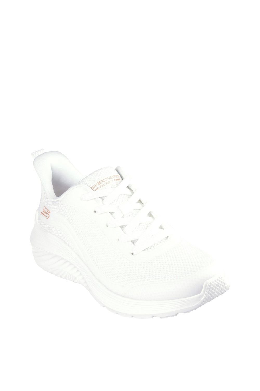 Skechers Skechers Women's Bobs Squad Waves Still Wading Trainers in White - 2