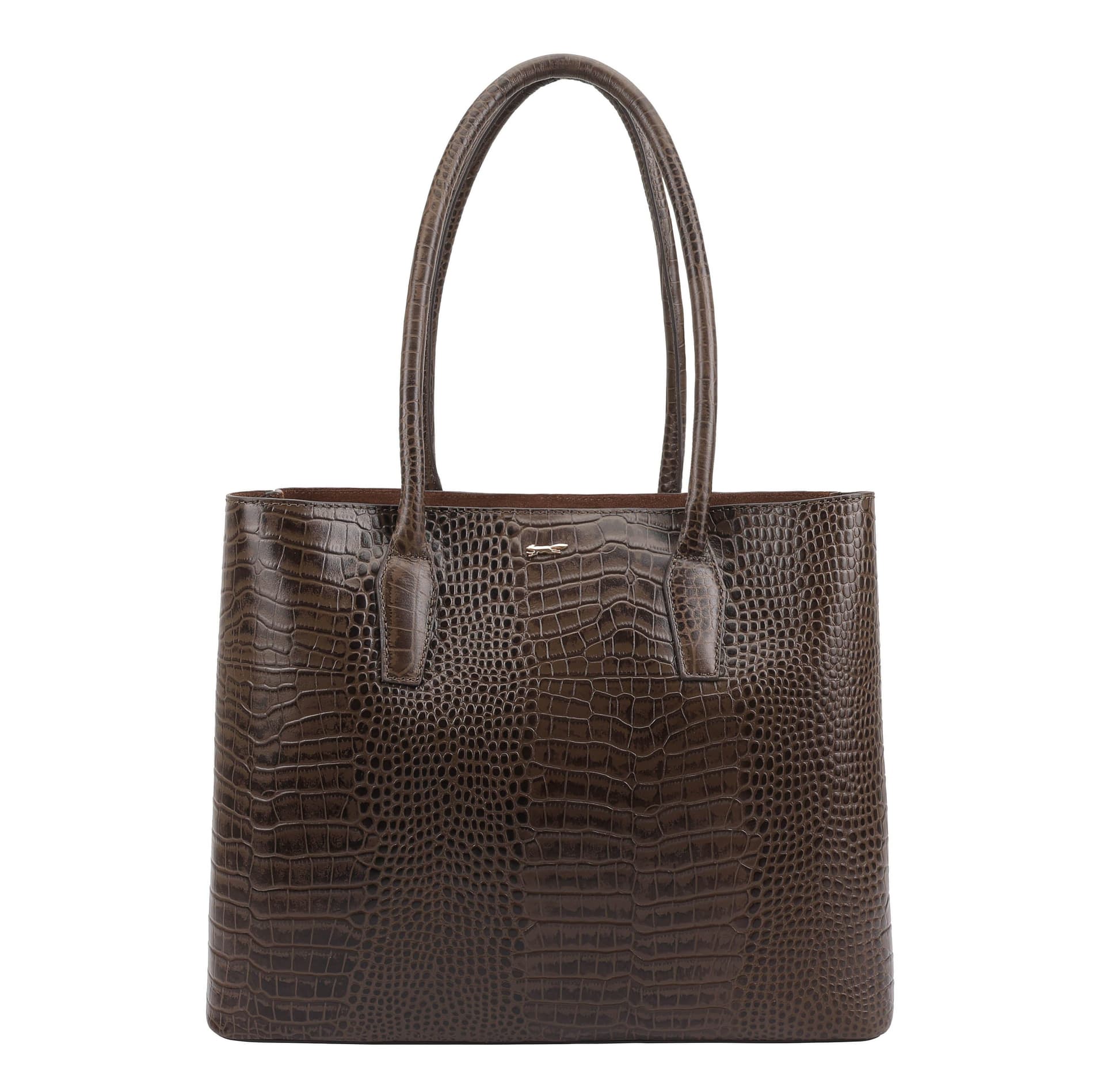 Paul Costelloe Paul Costelloe Women's Halti Leather Shoulder Bag in Dark Brown