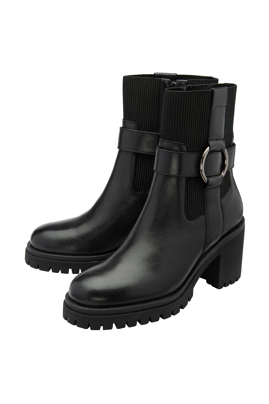 Ravel Ravel Women's Black Leather 'Kirkton' Zip-Up Ankle Boots - 2