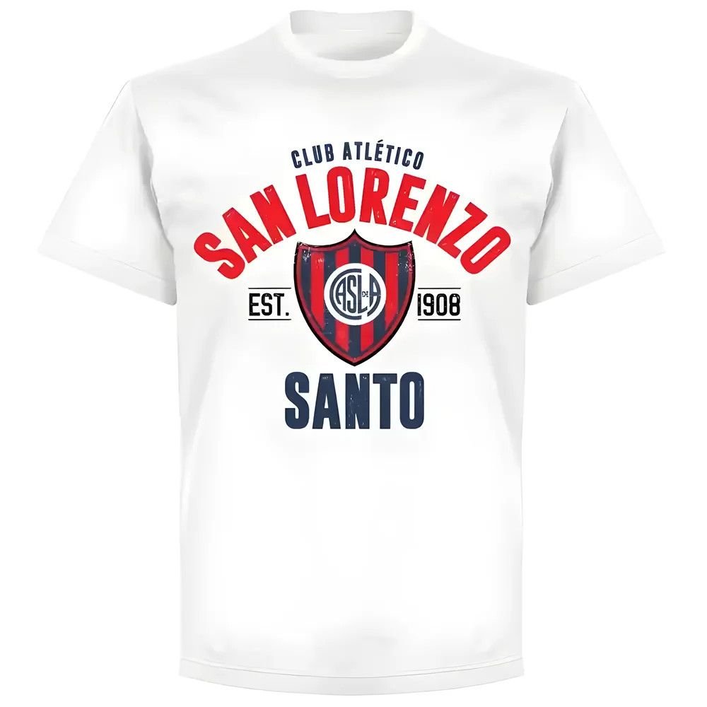 San Lorenzo San Lorenzo Men's Established T‑Shirt in White - 1