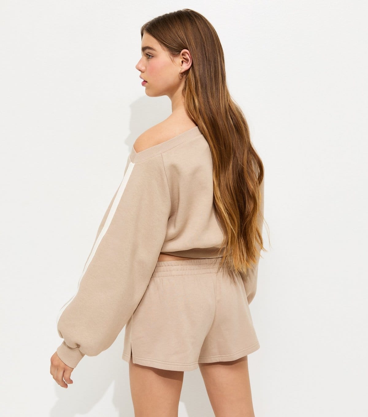 New Look Girls' Camel Side Split Running Shorts New Look - 4