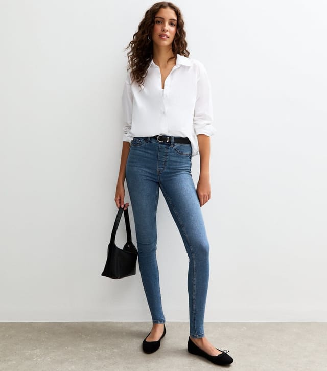 New Look Women's Tall Blue Lift & Shape Emilee Jeggings New Look - 2