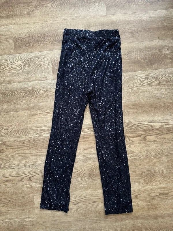 ASOS Navy sequin trousers