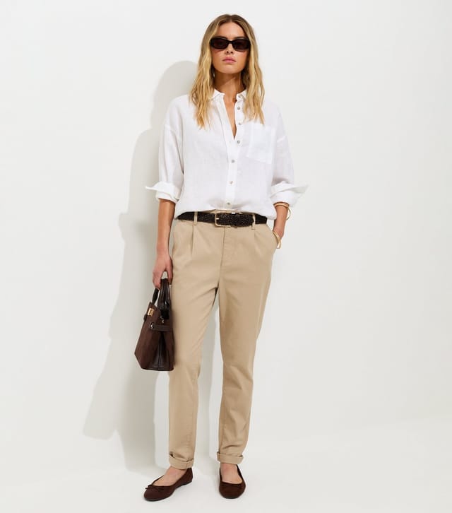 New Look Women's Stone Slim Leg Chino Trousers New Look - 2
