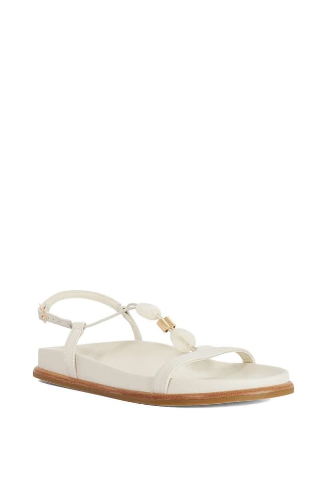 Dune London Dune London Women's 'Lottee' Leather Sandals in White - 2