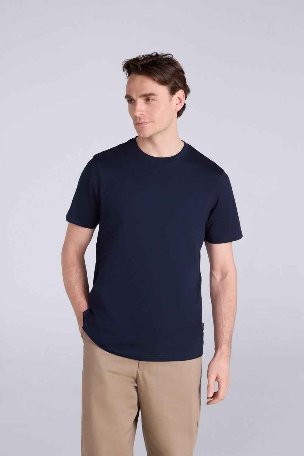 Animal Animal Men's 'Otis' Comfortable Short Sleeve Casual Oversized Relaxed Fit T-Shirt in Navy - 4