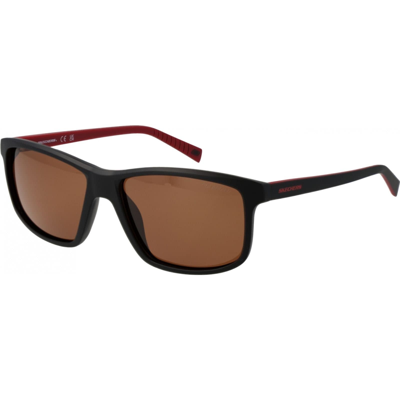 Skechers Skechers Men's SE6291 5702H Square/Rectangle Sunglasses in Black