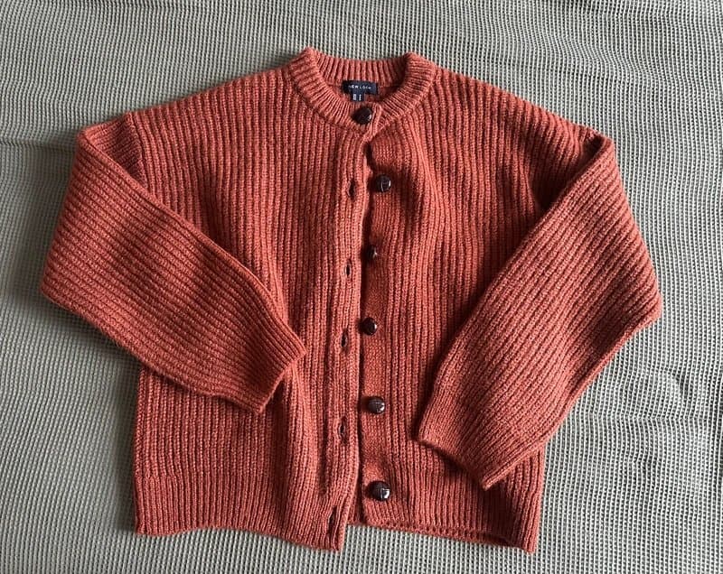 New Look Burnt Orange Knit Cardigan
