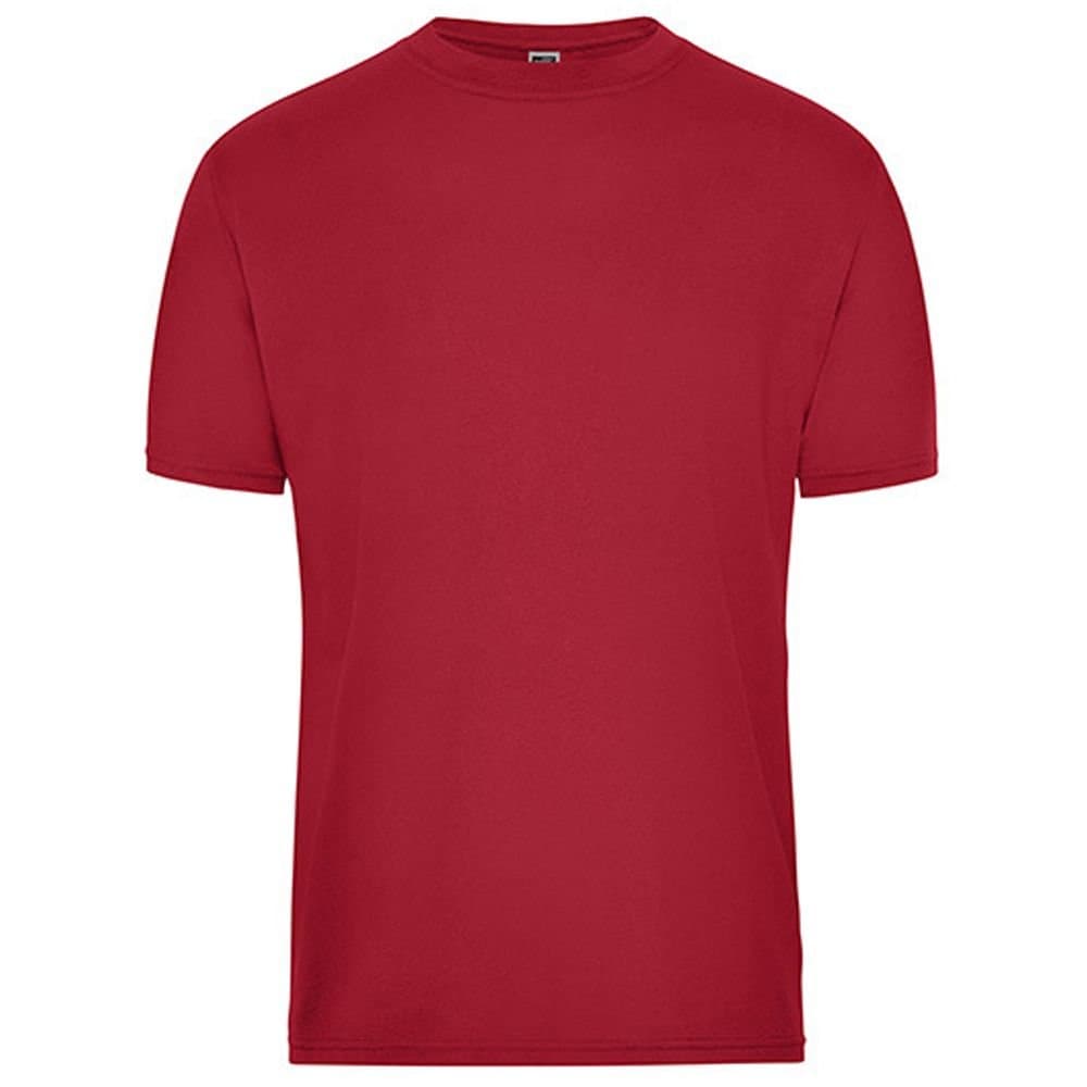 James and Nicholson James and Nicholson Men's Bio Workwear T-Shirt in Red