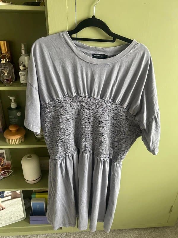 ASOS Corset style Tshirt dress
